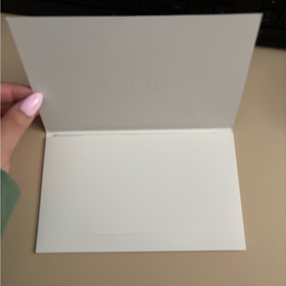 Dior White Designer Envelope - Picture 2 of 2